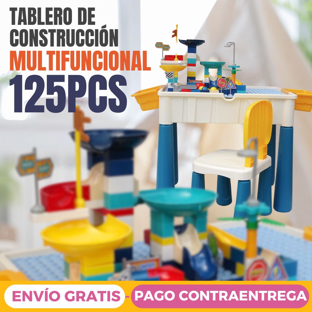 Tablero de construcción MULTIFUNCIONAL 125 PIEZAS