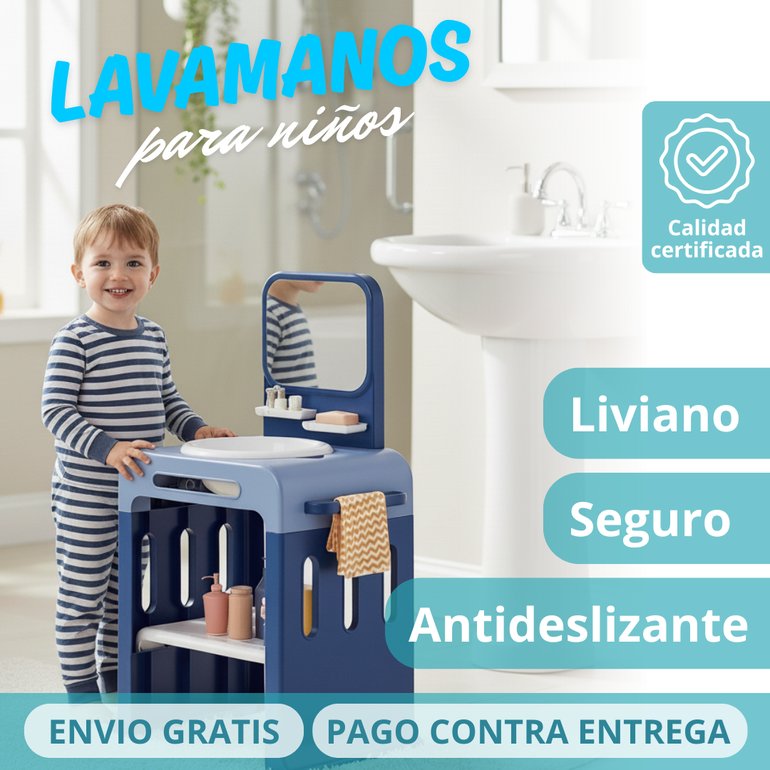 Lavamanos de Entrenamiento para Niños