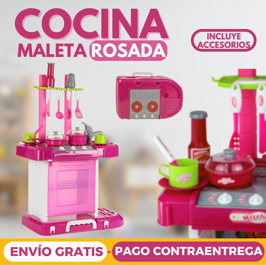 Juguete Cocina Infantil Luces Y Sonido Estilo Maleta