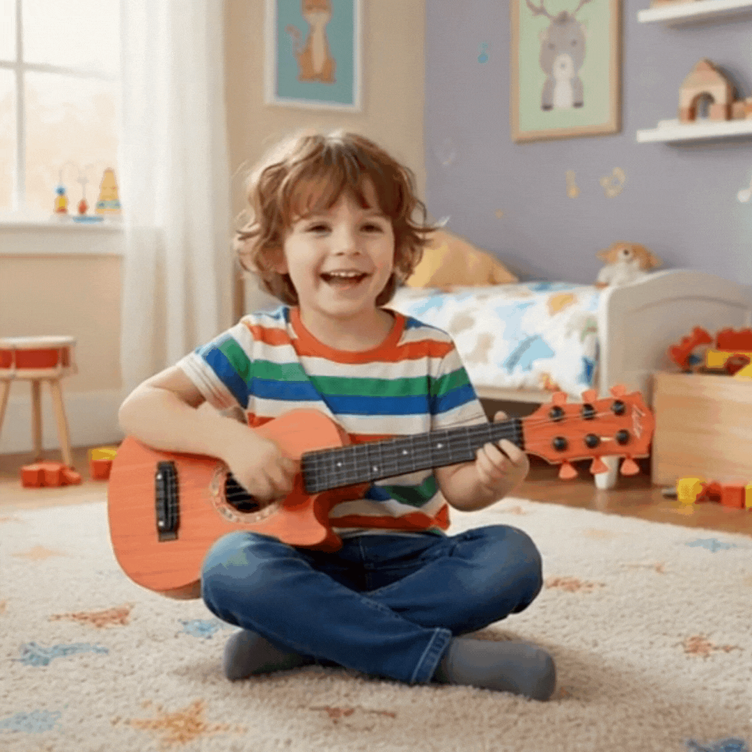 Guitarra realista para niños