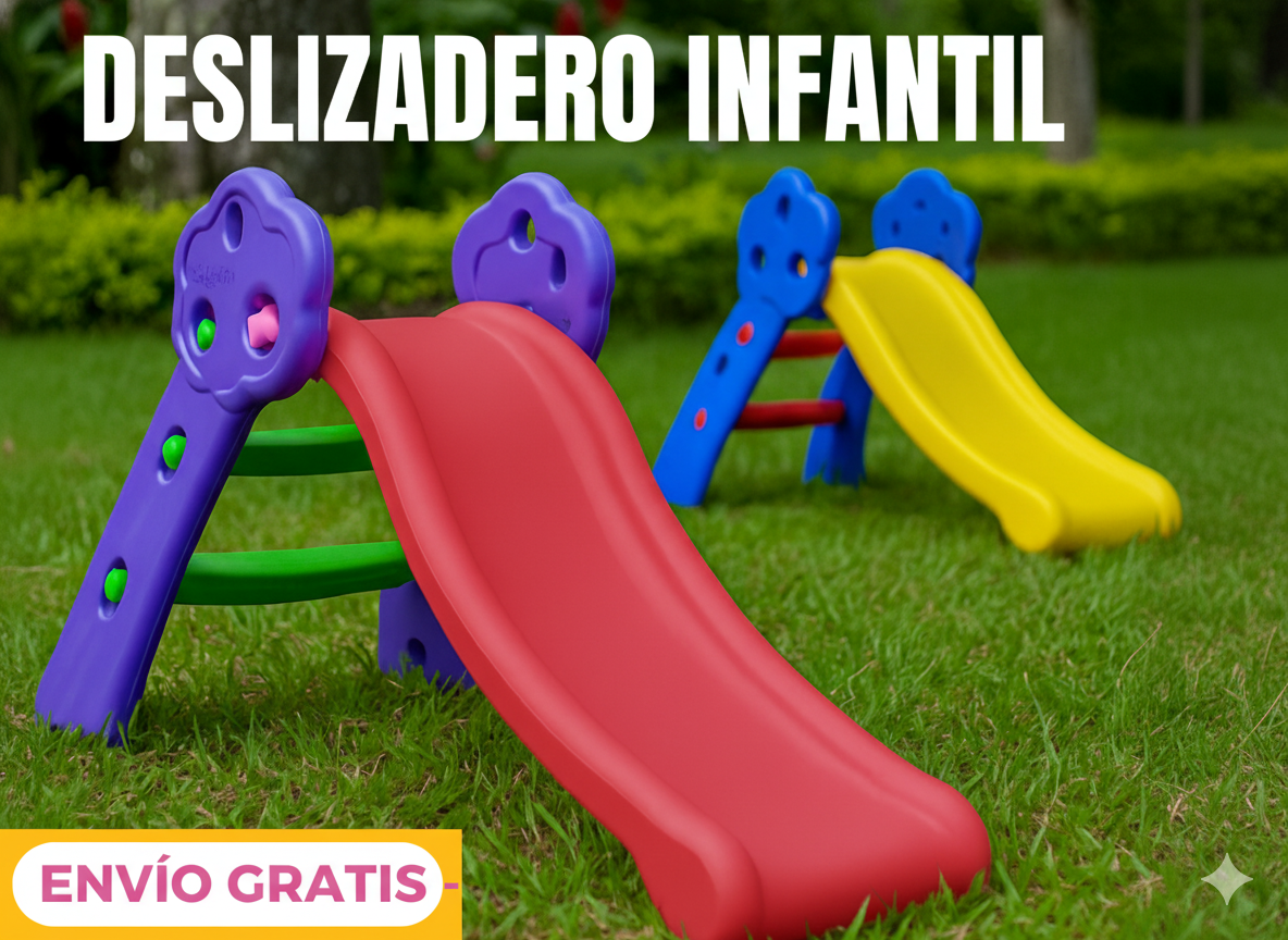 Deslizadero Infantíl Plegable Rodadero