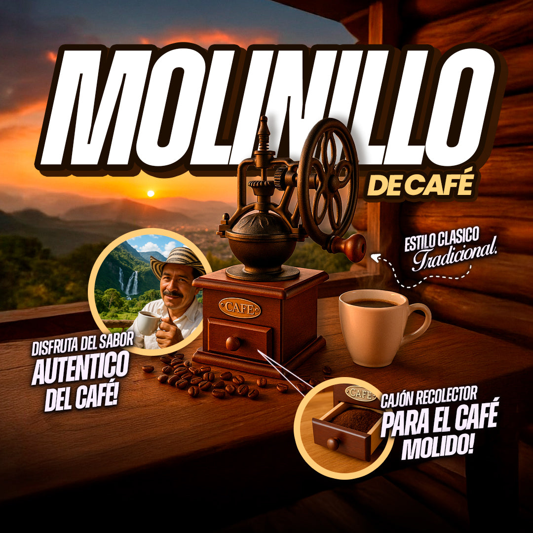 Molinillo de Café con Estilo Clásico