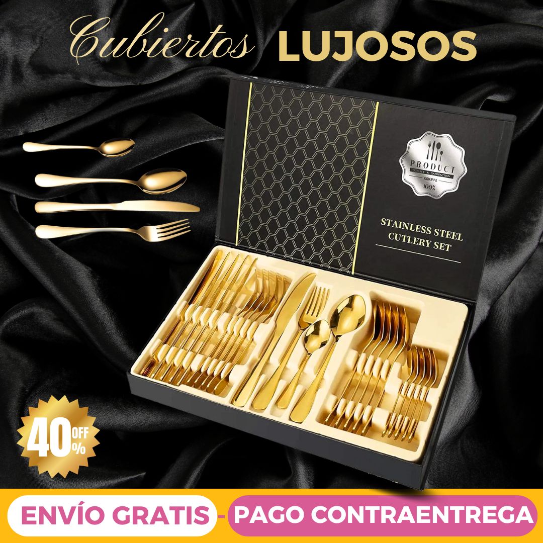 Set de cubiertos de 24 piezasᵗ