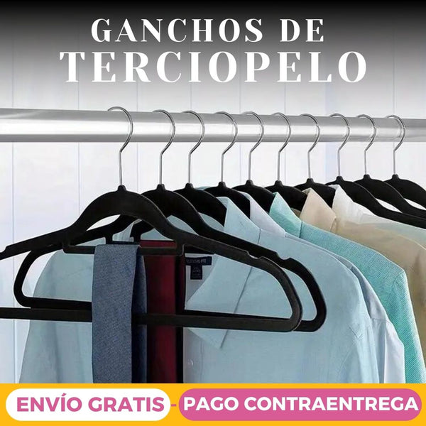 Ganchos de Terciopelo Premium X30 unidades