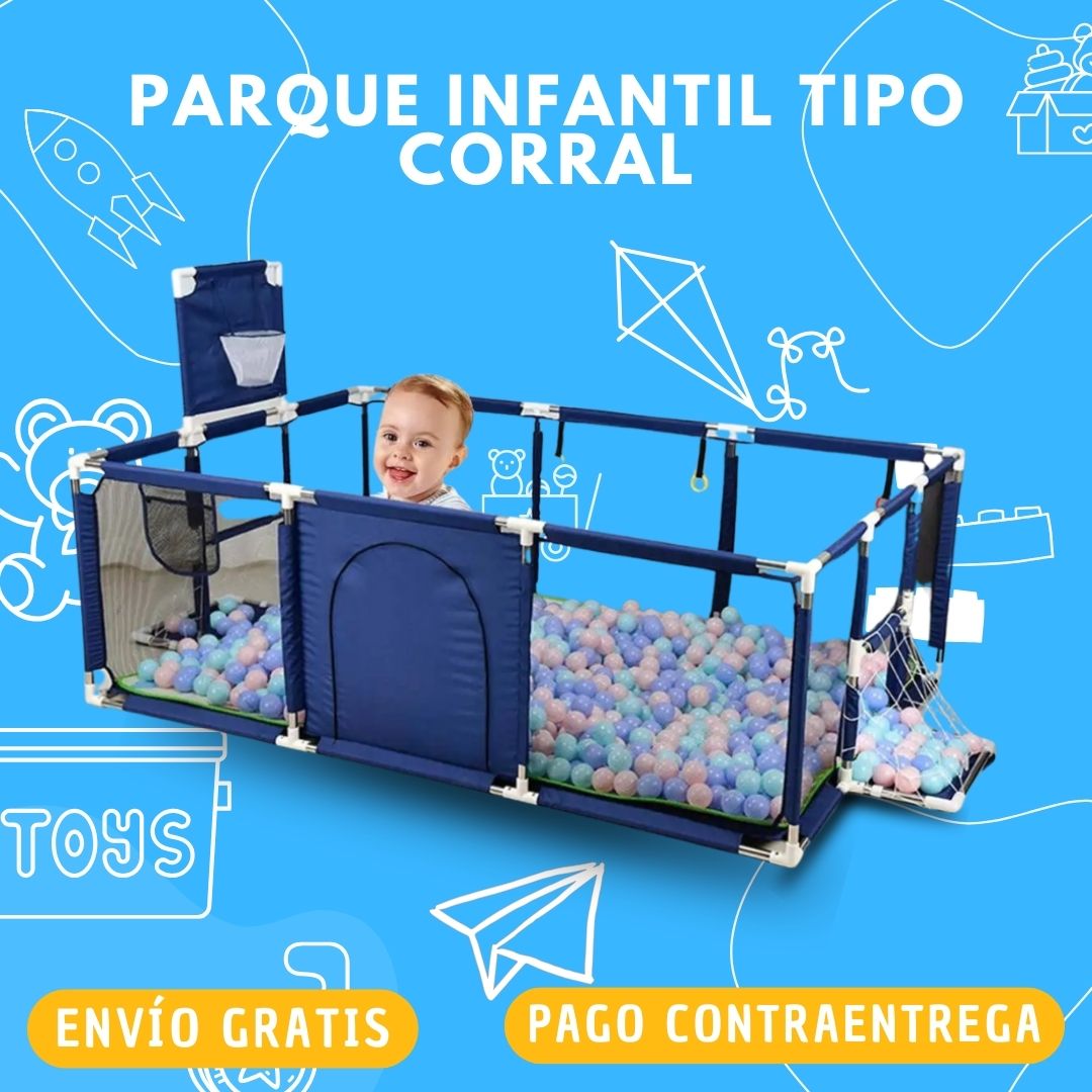 Parque Infantil tipo corral seguro para bebés