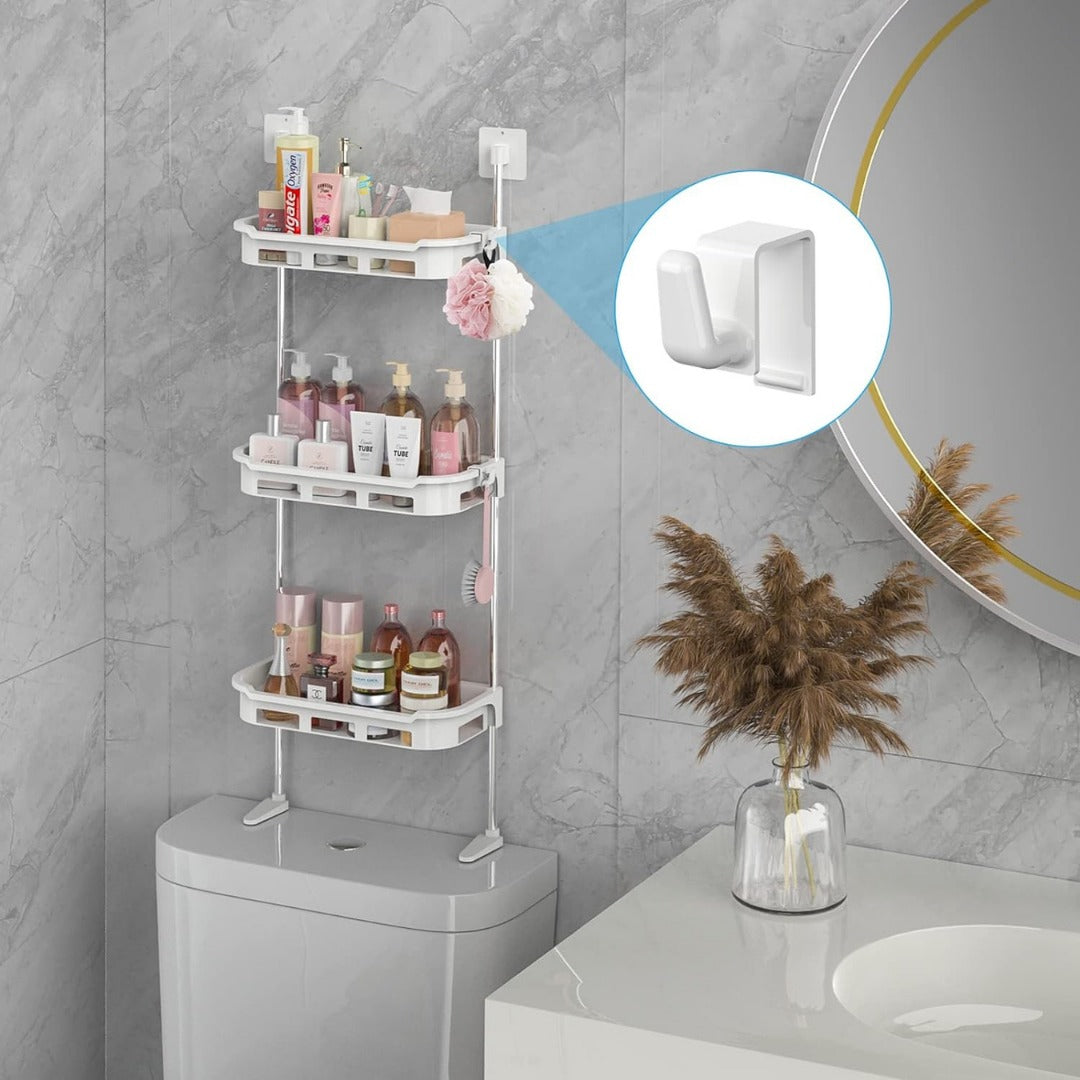 Organizador de baño con 3 niveles