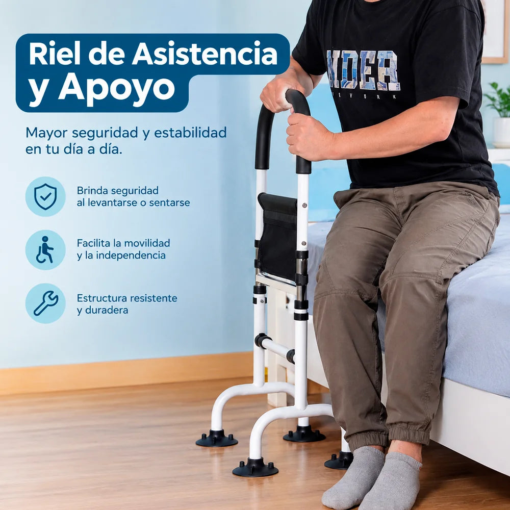 Barra de Apoyo para Levantarse y Sentarse – Ajustable y Antideslizante