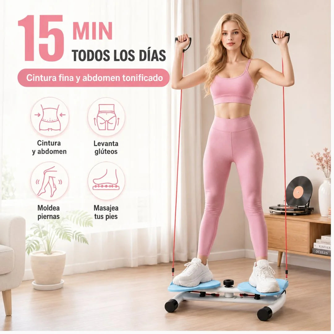 Máquina Moldeadora Fitness 4 en 1 para Cintura y Abdomen
