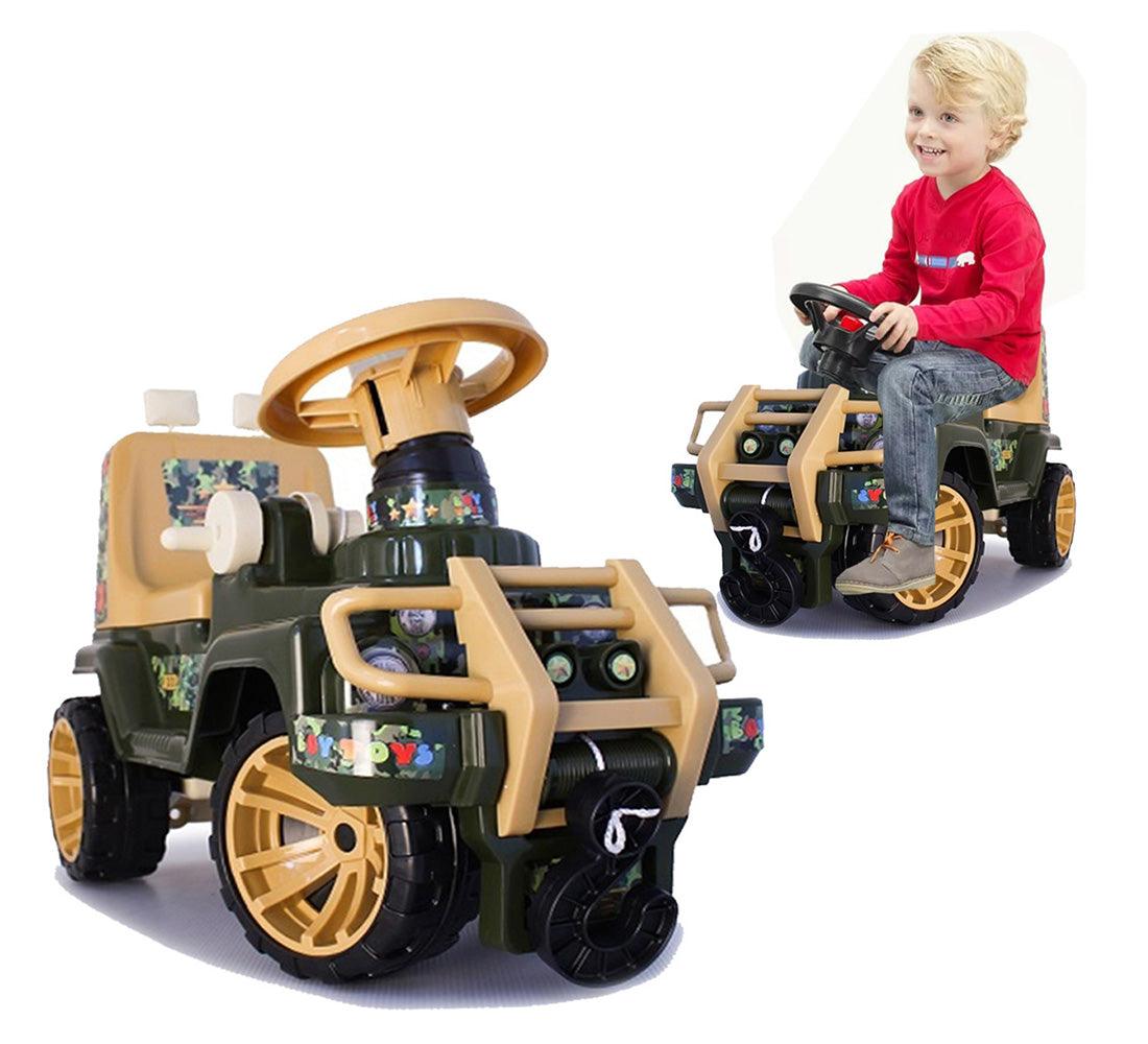 Jeep Carro Jungla Montable Niños Bebe Infantil + ¡Obsequio!